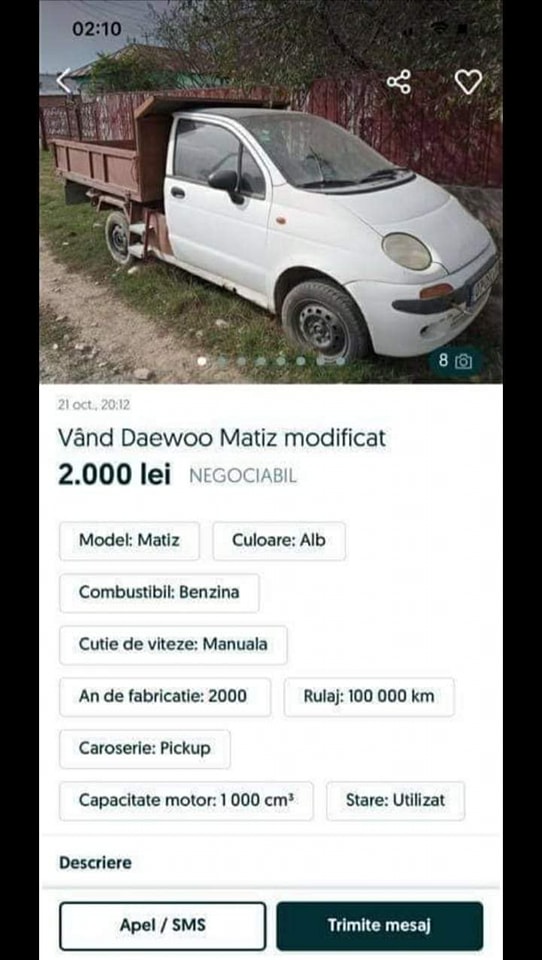 matiz pickup