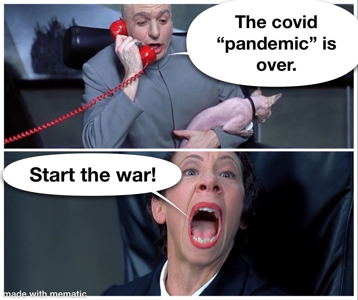 covid pandemic over war