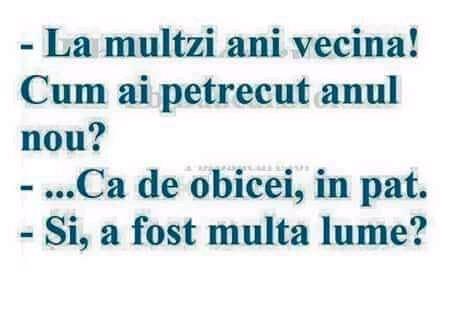 Vecina anul nou