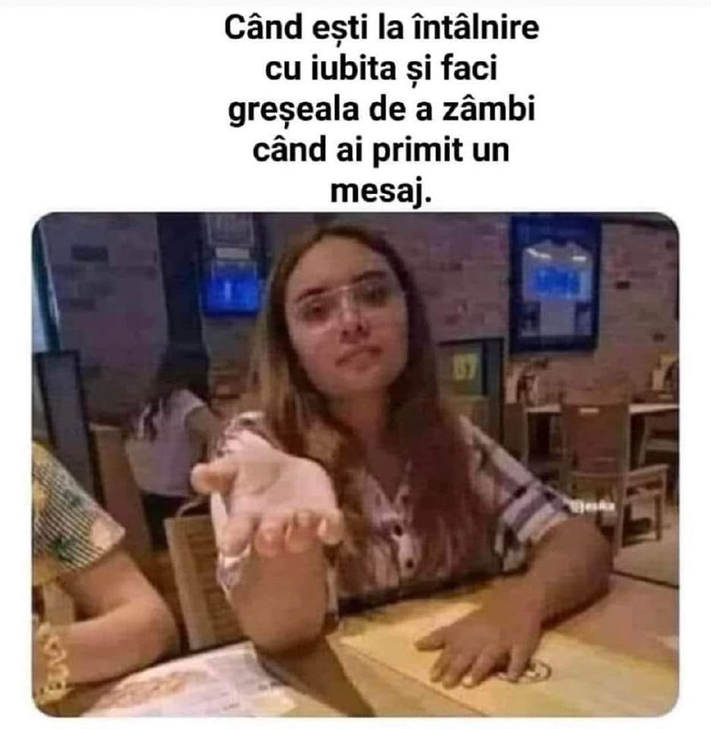 nu zambi cand ai primit un mesaj si esti cu iubita